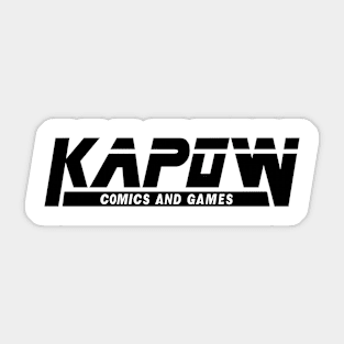 Kapow Solid Black Sticker